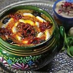 آش قلقل شوشتری با گوشت و حبوبات