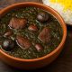 قورمه سبزی تهرانی با لوبیا قرمز و برنج زعفرانی