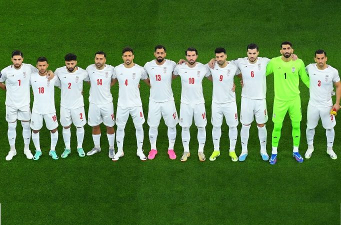 بازیکنان تیم ملی فوتبال ایران در اردوی آماده سازی